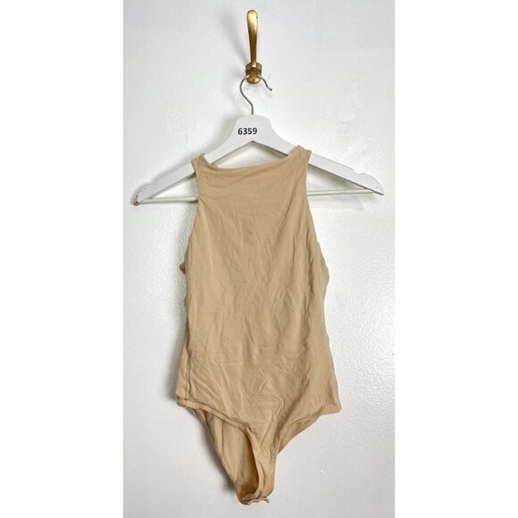 SKIMS Fits Everybody High Neck Bodysuit in Clay Size Small - Picture 7 of 8